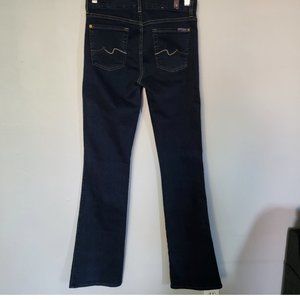 7 For All Mankind Kimmie Bootcut Mid Rise Denim Jeans Size 29